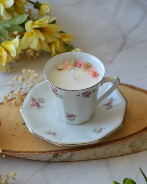 Daphné tasse argentée